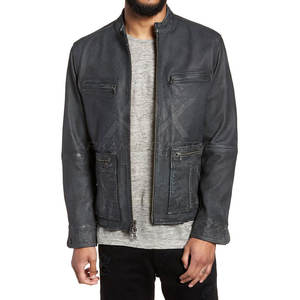 เสื้อแจ็คเก็ตหนังผู้ชายสำหรับฤดูหนาว ระบายอากาศได้ดี ให้ความอบอุ่น สวมใส่สบาย ราคาสมเหตุสมผล ออกแบบและสีตามสั่ง - Product Image 2