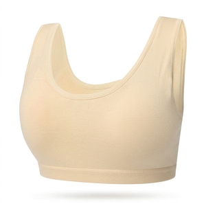 Trendy Women's <b>Strapless</b> Solid Yoga Sports Bra Breathable Stretch Fitness <b>Top</b> for Gym Pilates and Exercise - Product Image 3