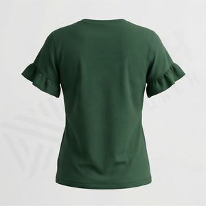 T-shirts pour femmes respirants à motifs brodés tendance, vente en ligne, nouveaux modèles à la mode, directement de l'usine - Product Image 2