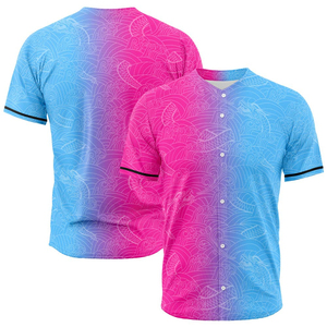 Camiseta de Béisbol Personalizada de Alta Calidad, Secado Rápido, Impresión por Sublimación, Transpirable, Unisex, Servicio Personalizado - Product Image 5