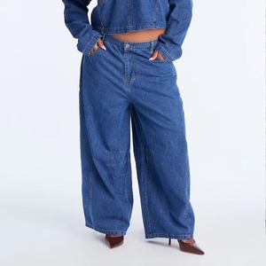 Veste cargo structurée streetwear moderne et jupe-short en jean pour femme, ensemble en jean personnalisé pour femme, série de vente en gros - Product Image 6