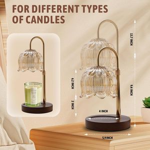 Electric <b>Dimmer</b> Candle Warmer Lamp for Home Warmth Mom Christmas Birthday Gifts for Women - Product Image 2