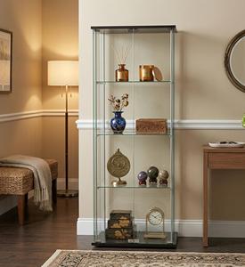 ตู้โชว์กระจกนิรภัยคุณภาพสูง TMG-G123 ดีไซน์หรูหราทันสมัย สำหรับตกแต่งบ้าน ห้องนั่งเล่น หรือโชว์ผลงานในพิพิธภัณฑ์ - Product Image 1