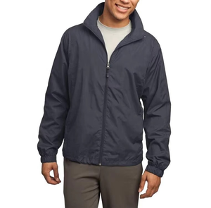 Veste coupe-vent légère de haute qualité pour homme en polyester avec doublure en satin, veste respirante à capuche pour l'été - Product Image 4
