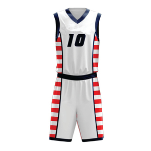Uniformes de basket-ball sublimés sur mesure de haute qualité, 100% polyester, respirants, à séchage rapide, anti-humidité, confortables - Product Image 2