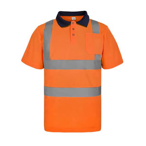 Camisetas Polo de Alta Visibilidad, Camisetas Reflectantes de Alta Visibilidad, Camisetas de Manga Corta para Trabajo de Construcción para Hombre - Product Image 6