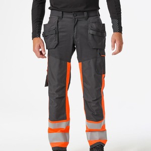 Pantalones de Trabajo de Alta Elasticidad con Múltiples Bolsillos, Resistentes al Desgaste, 100% Algodón, Pantalones de Trabajo de Seguridad Reflectantes - Product Image 1