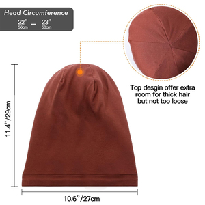 Bonnet en tricot doux et chaud, doublé de satin soyeux, broderie 3D, respirant, imperméable, unisexe, protection des cheveux, style décontracté - Product Image 1