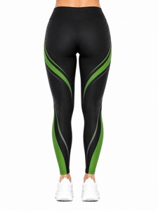 Yoga Leggings High Waist Casual Eco-Friendly Breathable Quick Dry Women's Athletic <b>Tummy</b> <b>Control</b> Close Fitness Elastic Waist - Product Image 2