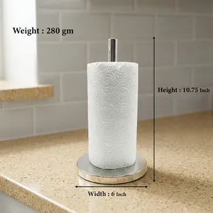 Support moderne pour mouchoirs et serviettes en papier, idéal pour la cuisine, le restaurant, la salle de bain et la table à manger - Product Image 6