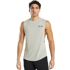 Hot Selling Plain Gym Men Custom Design Tank Top Customized Solid Color Gym Wear Tank Top Quick Dry Breathable Men Tank Tops - Product Image 4