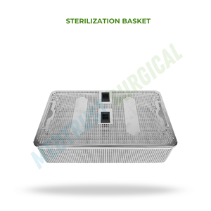 Special Size Sterilization <b>Basket</b> With Lid Stainless Steel Surgical Instrument Tray Medical Autoclave Storage <b>Basket</b> - Product Image 4
