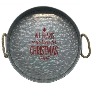 Bandeja para Adornos Navideños Cuadrada, Juego de 3, Marco de Acero Inoxidable Chapado en Oro con Cristal en Blanco para Sublimación - Product Image 2