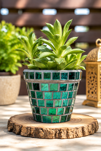 Vase à fleurs en terre cuite de style artisanal, vase de table rustique décoratif en argile pour la maison, le salon, la chambre, la salle à manger, le bureau - Product Image 5