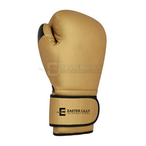Guantes de boxeo de cuero genuino en venta en línea, guantes de boxeo transpirables personalizados de marca privada - Product Image 3