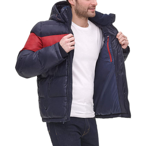Veste matelassée pour homme, col montant, respirante, haute qualité, impression de logo personnalisée, hiver - Product Image 5