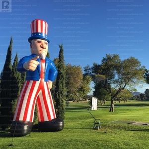 Uncle <span class=keywords><strong>Sam</strong></span> Inflable Gigante Personalizado con Luz LED, Mascota Patriótica Americana para Publicidad del 4 de Julio/Día de la Independencia de EE. UU./Espectáculo - Product Image 4