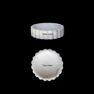Elegant White Marble Luxury Bathroom <b>Set</b> Eco-Friendly Durable Waterproof Accessories Organizer <b>Soap</b> Dispenser Toothbrush Holder - Product Image 3