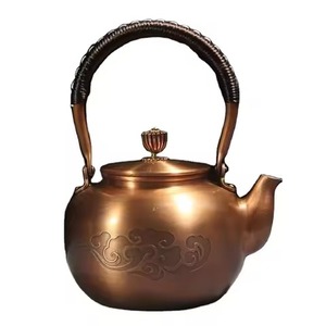 กาต้มน้ำชาและกาแฟทันสมัย ทำจากโลหะ สำหรับต้มน้ำและเสิร์ฟ ใช้ในบ้านและครัว พร้อมด้ามจับที่ดีขึ้นและพวยกาที่เรียบลื่น - Product Image 3