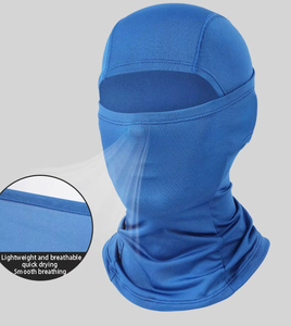 Cagoule noire respirante pour le ski, masque intégral, protection UV, cache-cou pour le cyclisme et la moto - Product Image 4