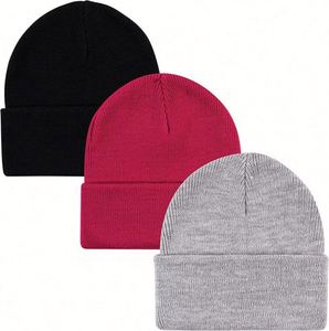 Conception de chapeaux beanie promotionnels de marque propre, chapeaux beanie unisexes chauds pour l'hiver, pour les activités de plein air - Product Image 3