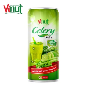 Apio, 350 ml, 11,8 floz, bebida de jugo, 24 botellas por caja, botella para mascotas, sin azúcar añadido, OEM, Etiqueta Privada, Vietnam - Product Image 1