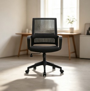 เก้าอี้สำนักงาน AY Office System แบบตาข่ายตามหลักสรีรศาสตร์ ที่วางแขนแบบตายตัว หมุนได้ พนักพิงเปิดได้ โครงเหล็ก ฐานพลาสติก ปรับระดับได้ด้วยมือ - Product Image 1