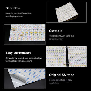 Luce a Foglio <span class=keywords><strong>LED</strong></span> di Alta Qualità Raymates per Bancone Garanzia di 5 Anni Luce a Foglio <span class=keywords><strong>LED</strong></span> Flessibile Tagliabile Pannello a Matrice 24V - Product Image 2