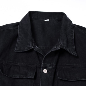 Top Selling Canvas Denim <b>Vest</b> for <b>Men</b> Autumn Casual Custom Logo High Quality <b>Fashionable</b> Sleeveless Jacket Japan Style V-neck - Product Image 4