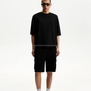 Short en jean pour homme 100% coton personnalisé Fabricant de streetwear Baggy Jorts en strass - Product Image 1