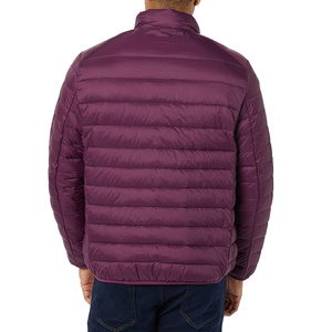 Chaqueta de plumón de moda color granate al por mayor, abrigos de diseñador para hombre, plumón personalizado, con interior de poliéster pesado, personalizable. - Product Image 3