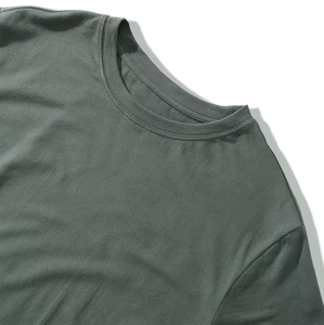 Men's 100% Cotton Casual Trendy Street Athletic Short Sleeve T-Shirt Summer Breathable Eco-Friendly Quick Dry High Quality - Product Image 4