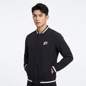 Chaqueta Varsity Personalizada al por Mayor 2026, Mezcla de Algodón, Cuello Alto, Logotipo Frontal, Ropa Urbana, Marca Privada, OEM, ODM, Proveedor y Fábrica en EE. UU. - Product Image 5