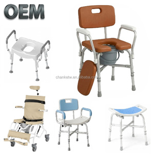 Chaise de douche et chaise de toilette en alliage d'aluminium personnalisées OEM Taïwan, autres fournitures de thérapie de réadaptation, fabrication OEM - Product Image 1