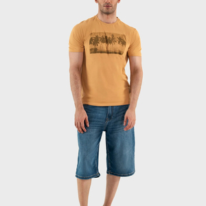 Organic Cotton Casual Shirts for Men Customizable Embroidered Logo Breathable Oversized Design Palm <b>Tree</b> Photo Print Regular Fit - Product Image 6