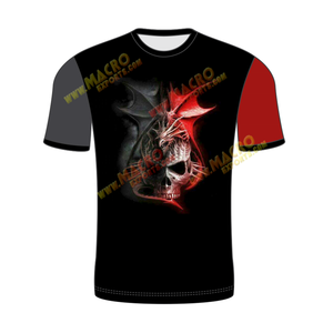 Summer Popular 95%polyester 5%cotton OEM Custom 3D Digital Printing Men T-Shirt - Product Image 2