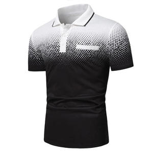 Nouveau Polo Homme Décontracté Sportif Imprimé Numérique Tendance Été Coupe Slim Manches Courtes avec Poche Avant - Product Image 3