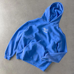 Sudadera con capucha personalizada para hombre, estilo streetwear, con estampado en relieve, para exteriores, OEM, sudaderas con capucha de invierno al por mayor, sudadera holgada bordada para hombre - Product Image 4