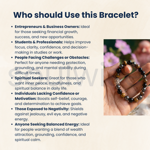 Pulsera con Amuleto de Buda de Pirita, Ojo de Tigre y Hematita de Divine Solutions - Regalo Unisex con Diseño de Paz - Product Image 5