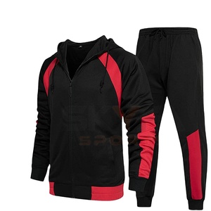Survêtement pour hommes, costumes de Jogging en coton/polyester, nouvelle marque - Product Image 1