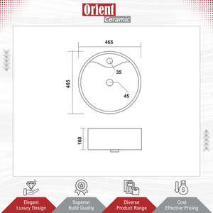 Fournisseur leader de qualité supérieure vendant des lavabos de table en céramique blanche de qualité supérieure en provenance d'Inde. - Product Image 3