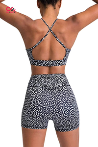 Collection 2026 la plus vendue : Ensemble de yoga court décontracté pour femme, style unique très tendance, haute qualité à prix de gros - Product Image 2
