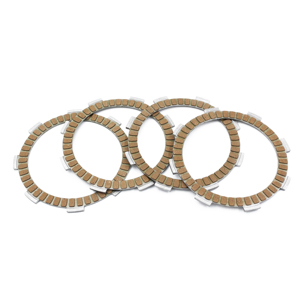 Nouvel ensemble de disques d'embrayage semi-métalliques Alpha-trans (4 pièces/ensemble) pour moto BIZ100/C100 98 à 05 - Product Image 1