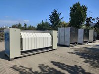Séchoir à linge plat à air chaud Sunflower 1,8 m avec moteur et chaudière, en acier inoxydable SS304, garantie 2 ans