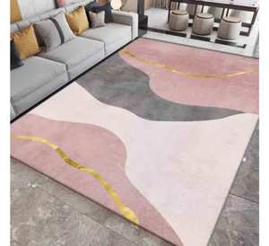 Ensemble de tapis de luxe tuftés à la main, design moderne, adaptés aux animaux domestiques, motifs floraux multicolores disponibles, tapis faits main pour salon - Product Image 2