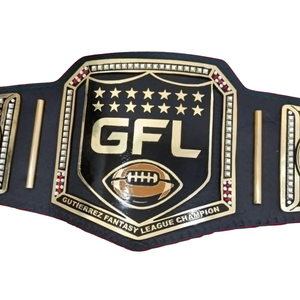 Cinturón de Campeonato Personalizado de la Liga de Fútbol de Fantasía Gutierrez, Trofeo de Fútbol de Fantasía de Alta Calidad - Product Image 2