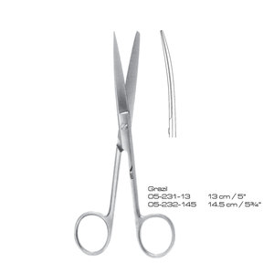 Ciseaux chirurgicaux à désection, tranchants et à pointe arrondie, en acier inoxydable, certifiés CE, ensemble d'instruments médicaux manuels pour hôpital et clinique - Product Image 4