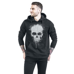 New Arrival Mens Winter Casual Hoodies Polyester/cotton Fleece Solid Plain Dyed High Quality Eco-friendly Quick Dry Breathable - Product Image 3