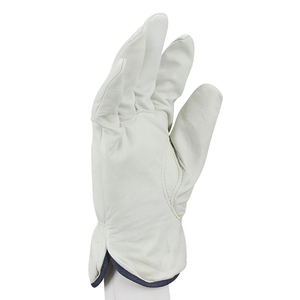 Gants de travail robustes à prix abordable pour la construction, en cuir de qualité supérieure, pour la sécurité des mains des conducteurs - Vente chaude - Product Image 5