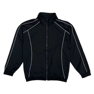 Custom Hooded Streetwear Sweatsuit Embroidery <b>Zip</b>-<b>Up</b> <b>Jacket</b> Jogger Set Sweat Pant Windbreaker for Men - Product Image 2